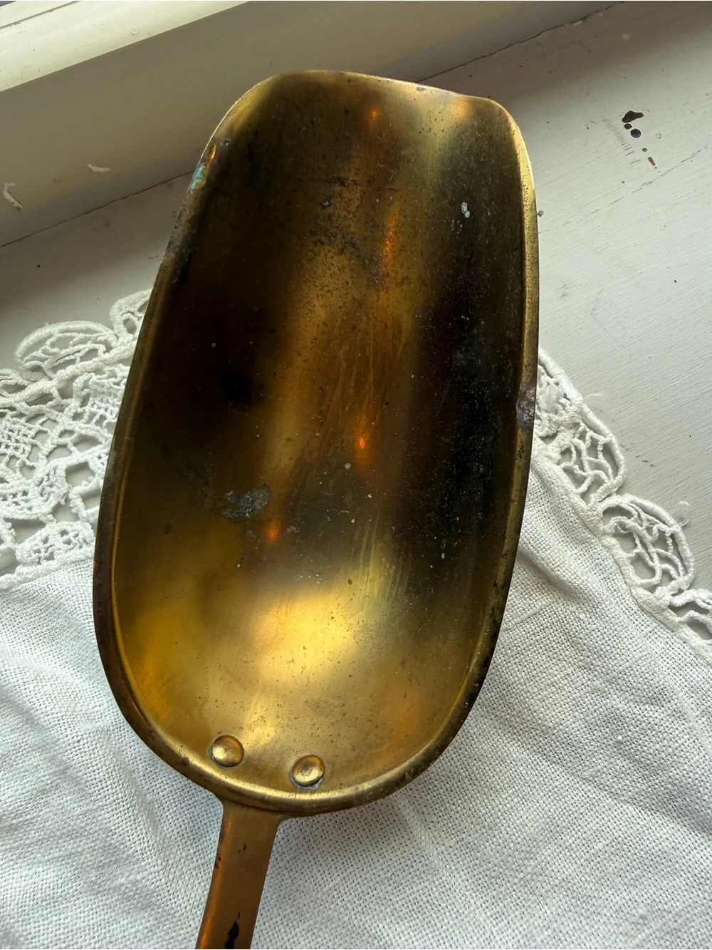 Brass Scoop - Kitchen Serving Scoop